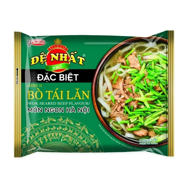 Phở ăn liền Đệ Nhất hương vị bò tái lăn Acecook gói 68g