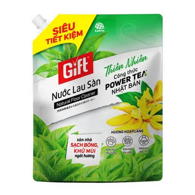 Nước lau sàn hương hoa ylang Gift túi 3.6kg