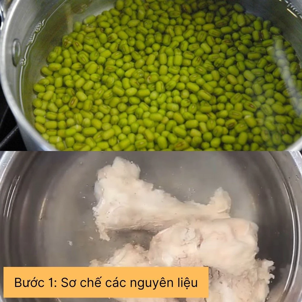 sơ chế các nguyên liệu