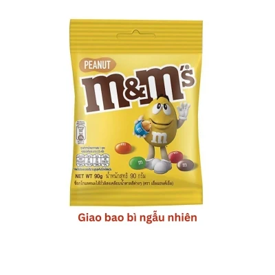 Kẹo socola đậu phộng M&M's gói 90g