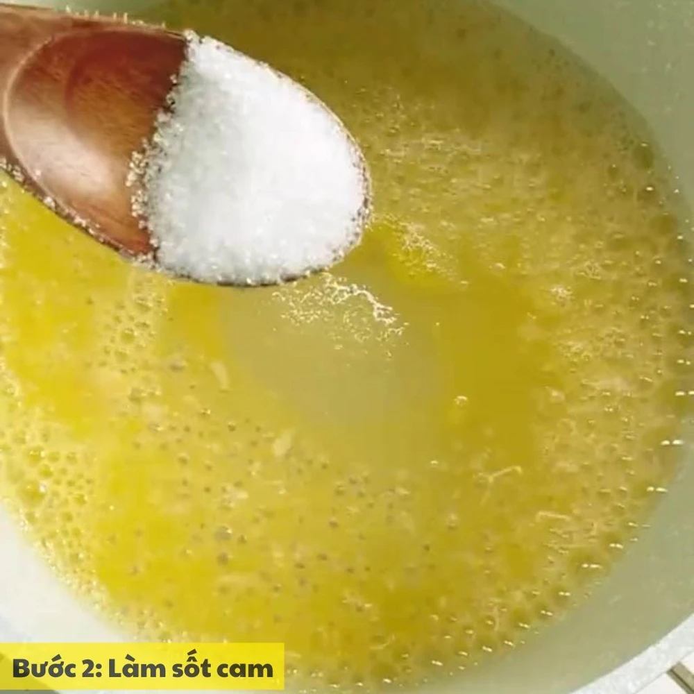 làm sốt cam