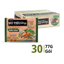 Thùng hủ tiếu hải sản Mỹ Tho thùng Hủ Tiếu Story gói 77g (30 Gói)