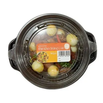 Thịt kho trứng cút Freshfoco khay 300g