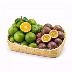 Combo Vitamin C: 1KG cam sành + 0.5KG chanh dây (1 Combo)