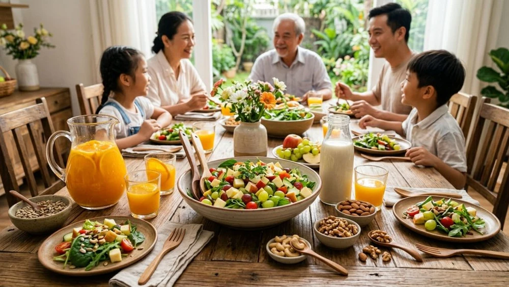 Gợi ý thực đơn “xanh” cho bữa tiệc gia đình vào Ngày Trái Đất