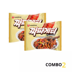 Combo 2 gói mì trộn tương đen Nongshim gói 140g (2 Gói)