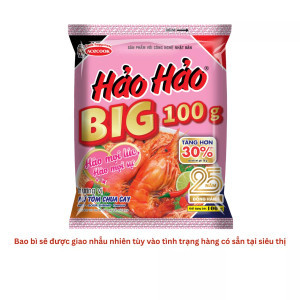 Mì Hảo Hảo big 100g tôm chua cay 100g