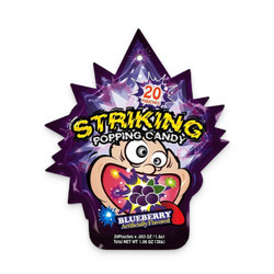 Kẹo nổ hương việt quất Striking gói 30g
