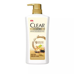 Dầu gội sạch gàu 9 loại thảo dược Clear chai 630g (1 Chai)