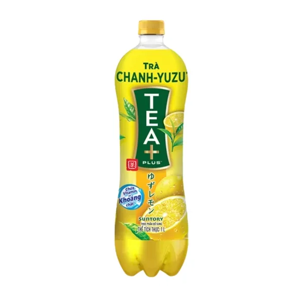 Trà ô long Oolong Tea+ vị chanh Yuzu chai 1L