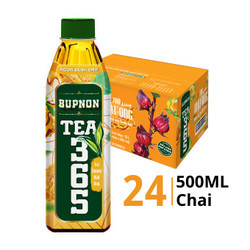 Thùng trà hương mật ong Tea365 chai 500ml (24 Chai)