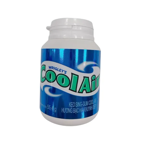 Kẹo Singgum Cool Air hương bạc hà - khuynh diệp hũ 55.4G