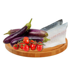 Set cá chẽm phi-lê áp chảo Địa Trung Hải