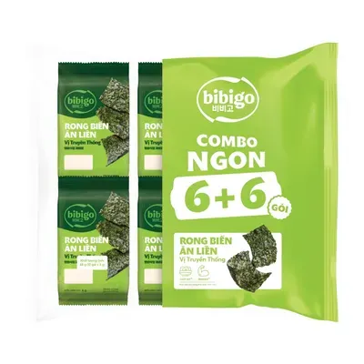 Lốc rong biển ăn liền Bibigo vị truyền thống 48g