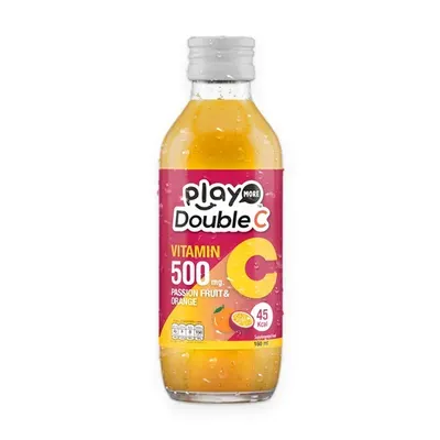 Nước giải khát PlayMore Double C vị chanh dây và cam chai 160ml