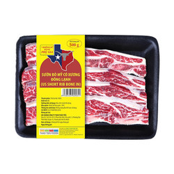 Sườn bò Mỹ có xương đông lạnh Thảo Tiến 500g (1 Khay)