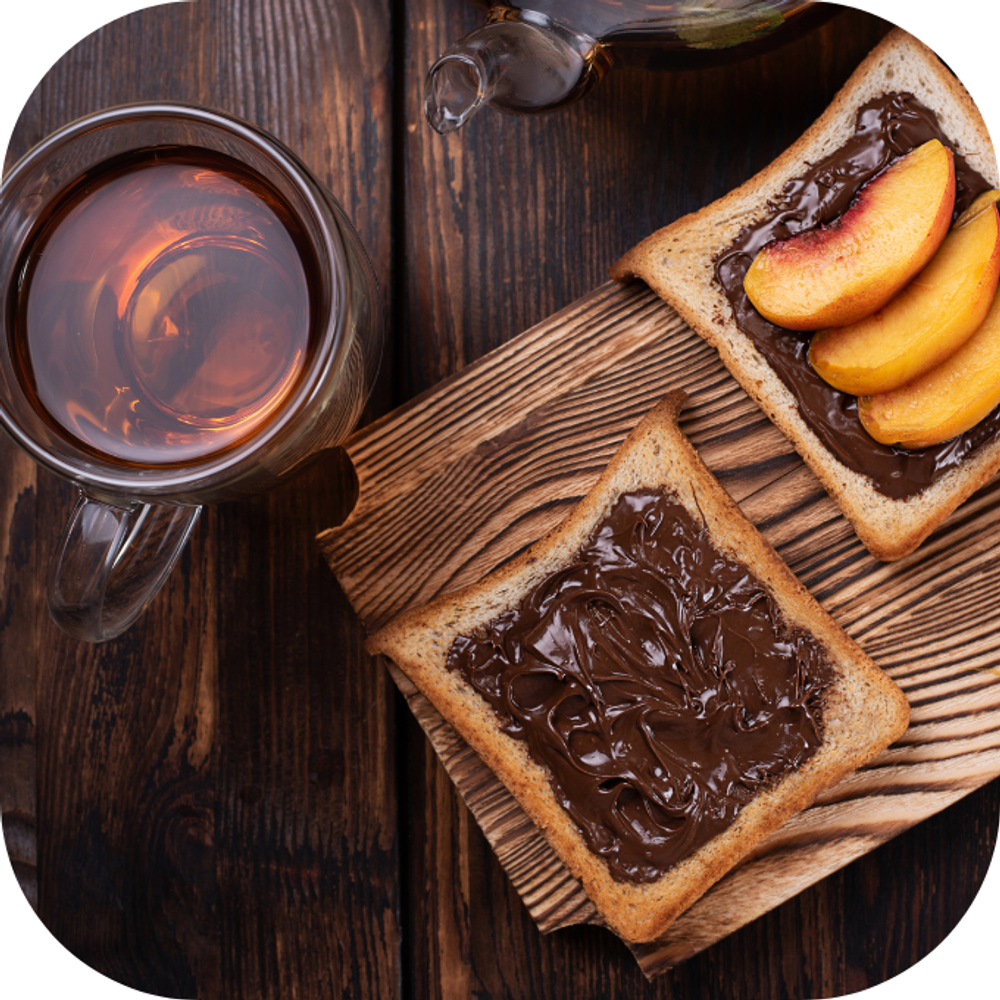 Bánh mì cuộn đào Socola hạt dẻ Kingfoodmart