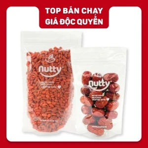 Combo táo đỏ sấy dẻo 100g và kỷ tử Nutty 150g
