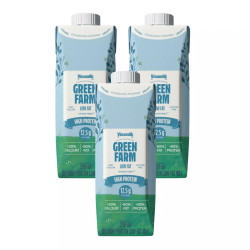 Combo Sữa tươi tiệt trùng Green Farm cao đạm ít béo Vinamilk hộp 250ml (3 Hộp)