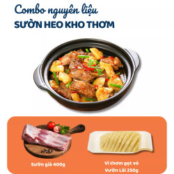Combo Sườn Heo 400g & Vỉ Thơm Gọt Vỏ 250g