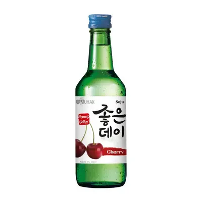Rượu Soju 12.5% Good Day hương Cherry chai 360ml