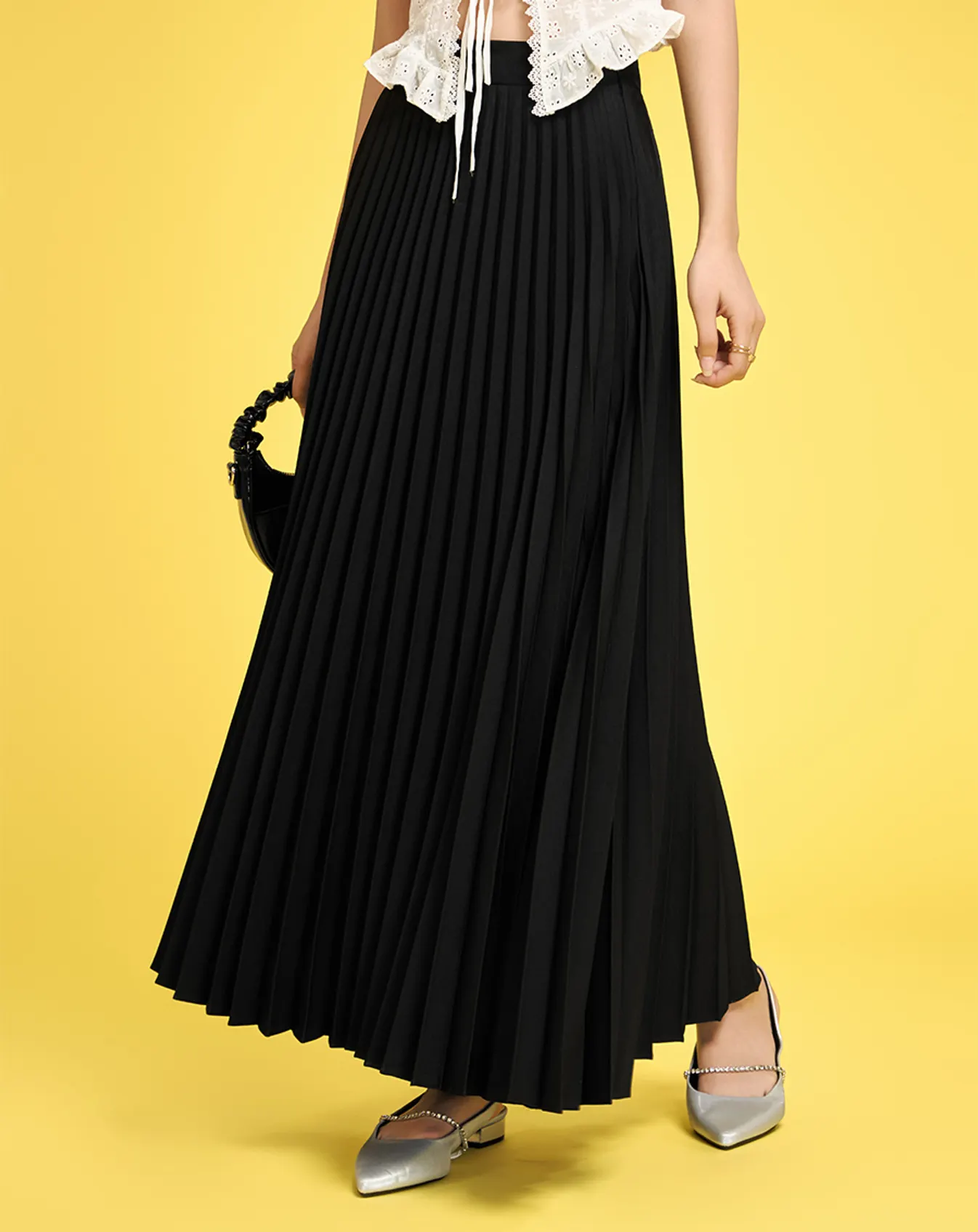 Váy midi dập ly - Image 2