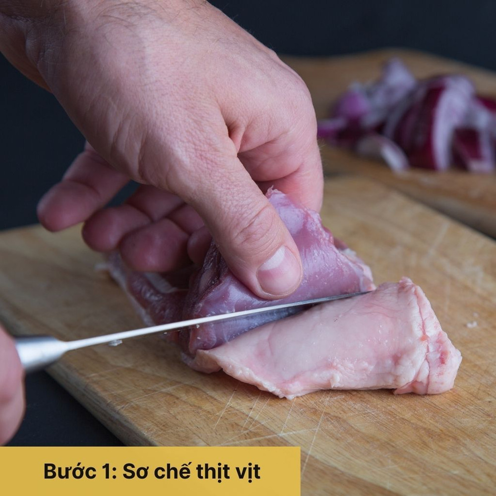 Sơ chế thịt vịt