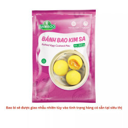 Bánh bao kim sa Bamboo gói 240g