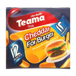 Phô mai lát burger Teama gói 200g (1 Gói)