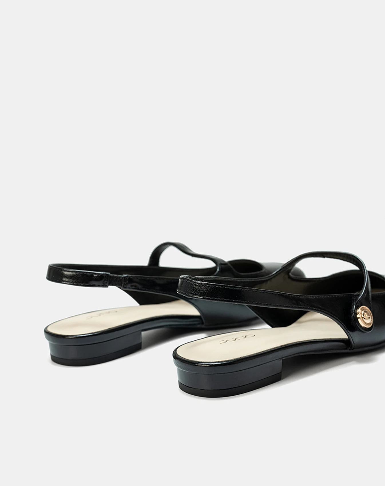 Giày Búp Bê Slingback Mũi Tròn - Image 4