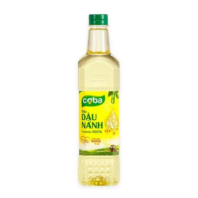 Dầu đậu nành tự nhiên Coba chai 1L
