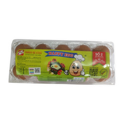 Trứng gà số 2 size 54-60g Happy Egg hộp 10 quả (1 Hộp)