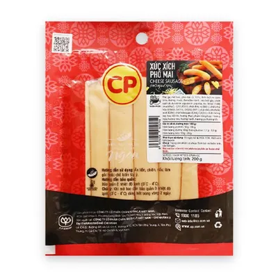 Xúc xích phô mai CP gói 200g