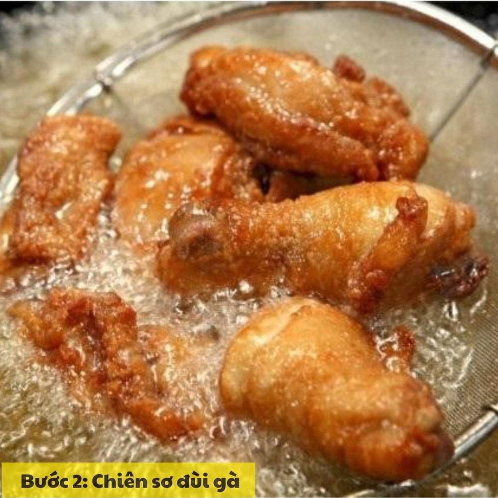 Chiên sơ đùi gà