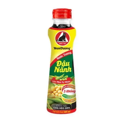 Nước tương đậu nành lên men tự nhiên Nam Dương chai 500ml
