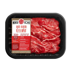Bắp bò thái lát (Shank Slice) Niku-Ichi khay 200g (1 Khay)