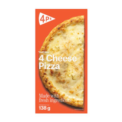 Pizza bốn loại phô mai - Half Size 4P'S hộp 138g (1 Hộp)