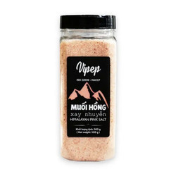 Muối hồng dạng nhuyễn Vipep hũ 500g (1 Hũ)