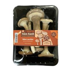 Nấm loa kèn (chân dài) VN Nấm Xanh khay 150g (1 Khay)