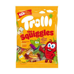 Kẹo dẻo hình sâu The Squiggles Trolli gói 100g (1 Gói)