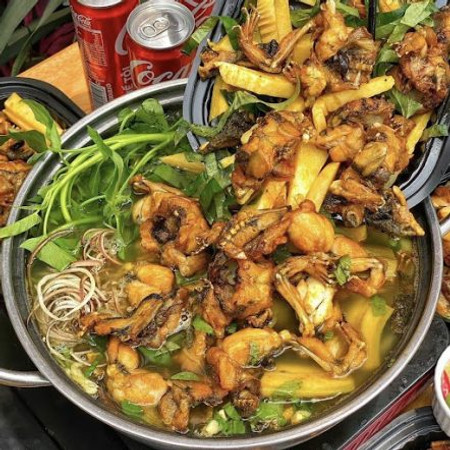 Cách nấu lẩu ếch thơm ngon, cay nồng