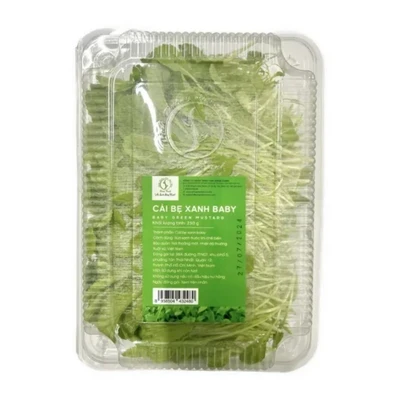 Cải bẹ xanh baby VietGAP gói 250g