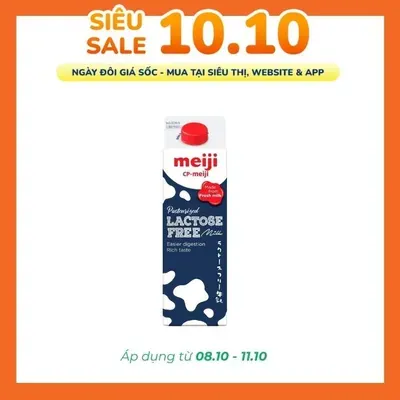 Sữa thanh trùng Lactose Free Meiji hộp 946ml