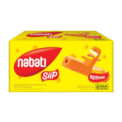 Bánh Snack vị phô mai Nabati Siip hộp 20 gói x 4g (1 Hộp)