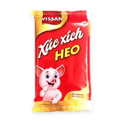 Xúc xích tiệt trùng heo Vissan gói 5 cây x 18g