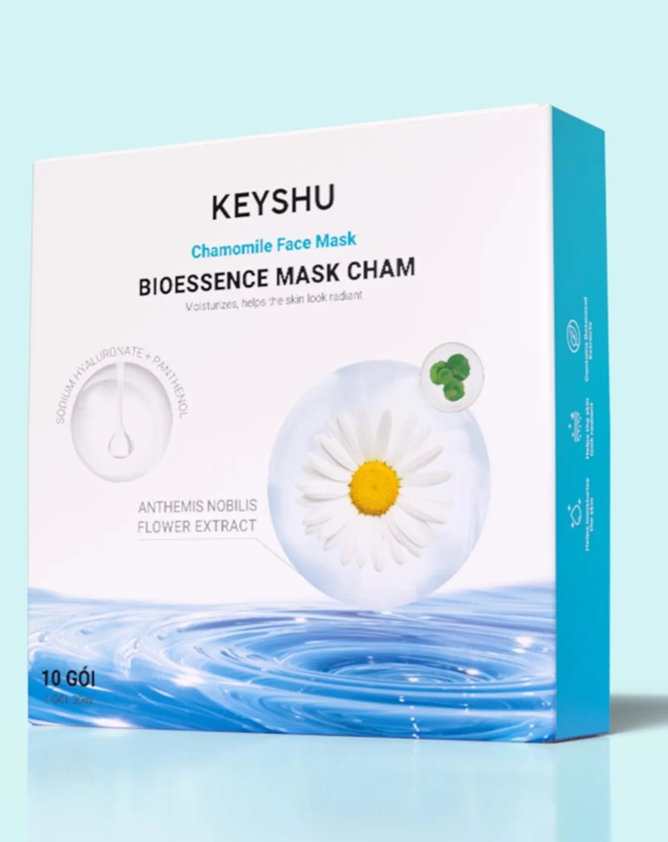 Mặt Nạ Keyshu Cúc La Mã Bioessence Mask Cham Chamomile Fiber 30ml - Image 2