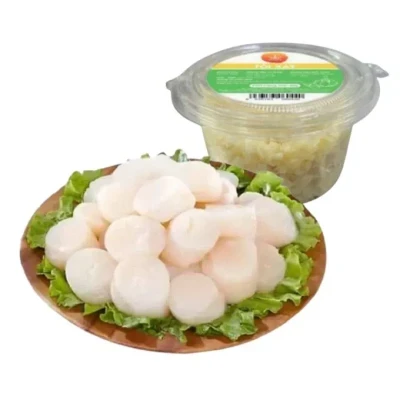 Combo cồi sò điệp xào tỏi