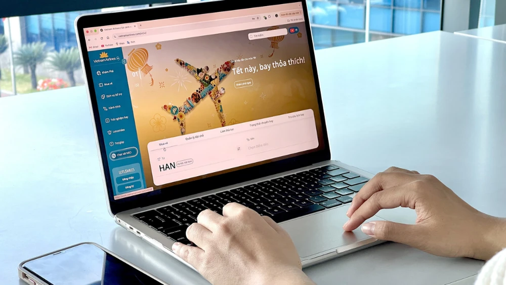 Cách mua vé máy bay Tết