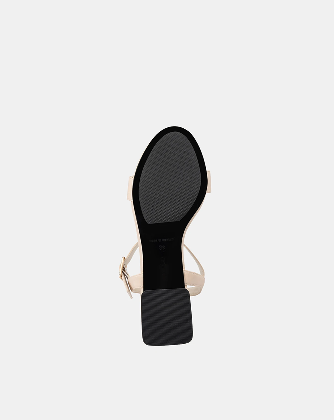 Giày Sandal Gót Hình Thang Phối Khóa Hạt - Image 6