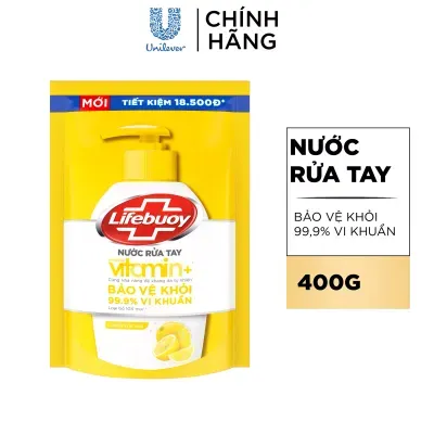 Nước rửa tay làm bếp Lifebuoy túi 400g